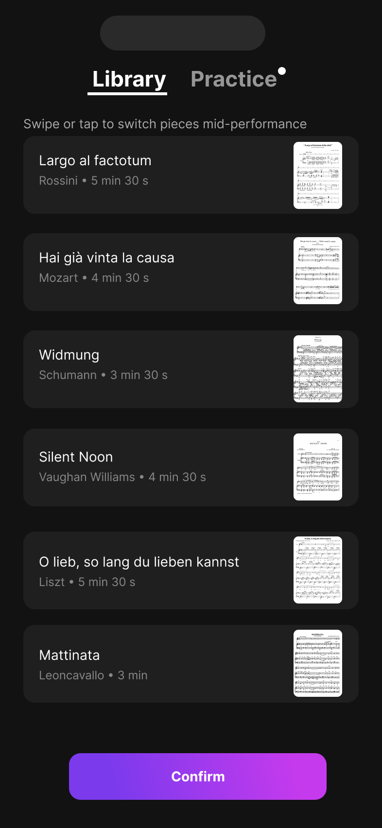 Performer - Library Detail