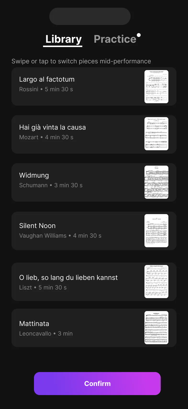 Performer - Library Detail