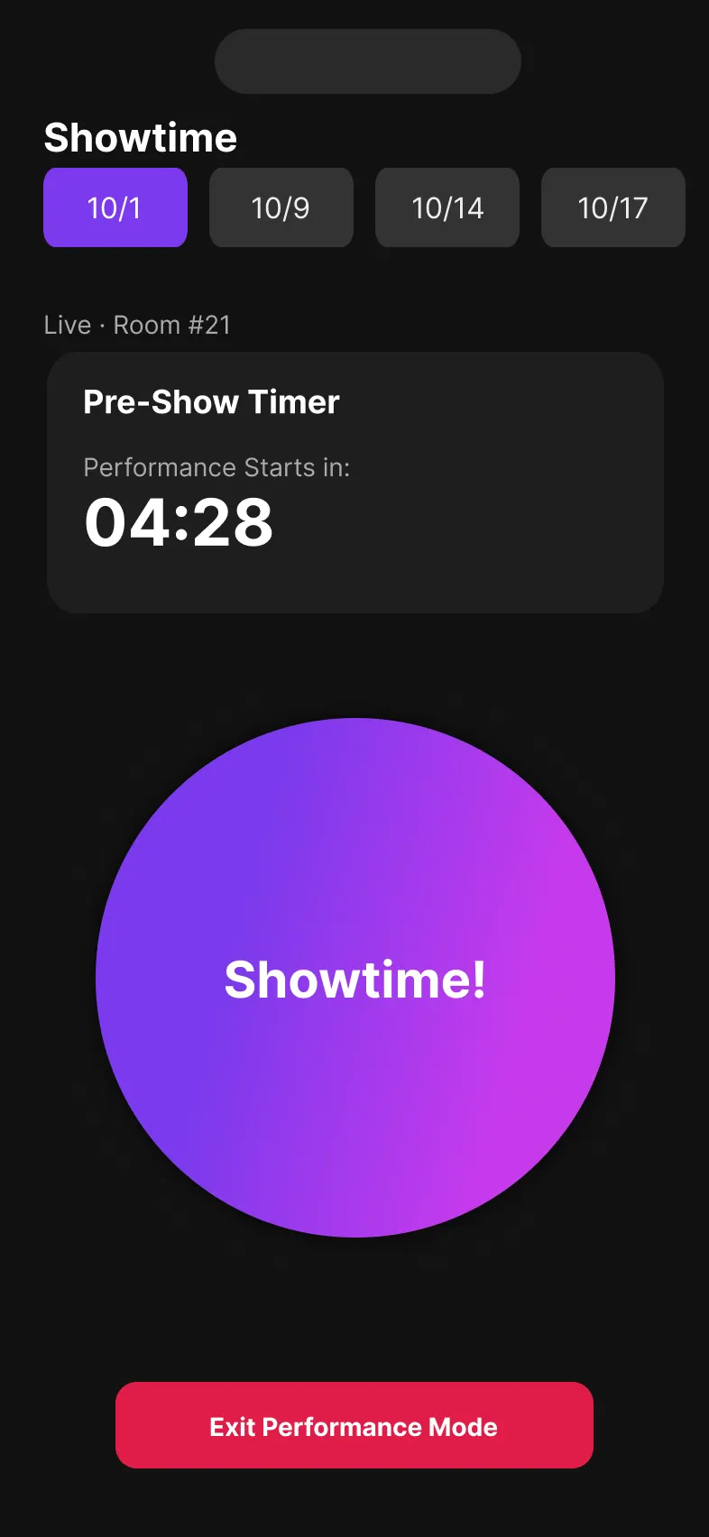 Performer - Showtime