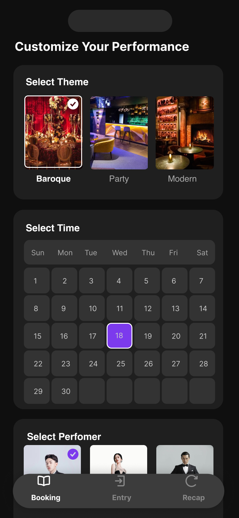 Audience - Customize Performance